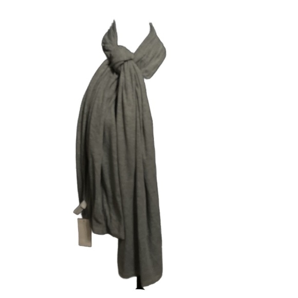 Jenni Women's Heather Gray or Blue On Repeat Jersey Wrap Scarf Size One Size NWT - Picture 2 of 7